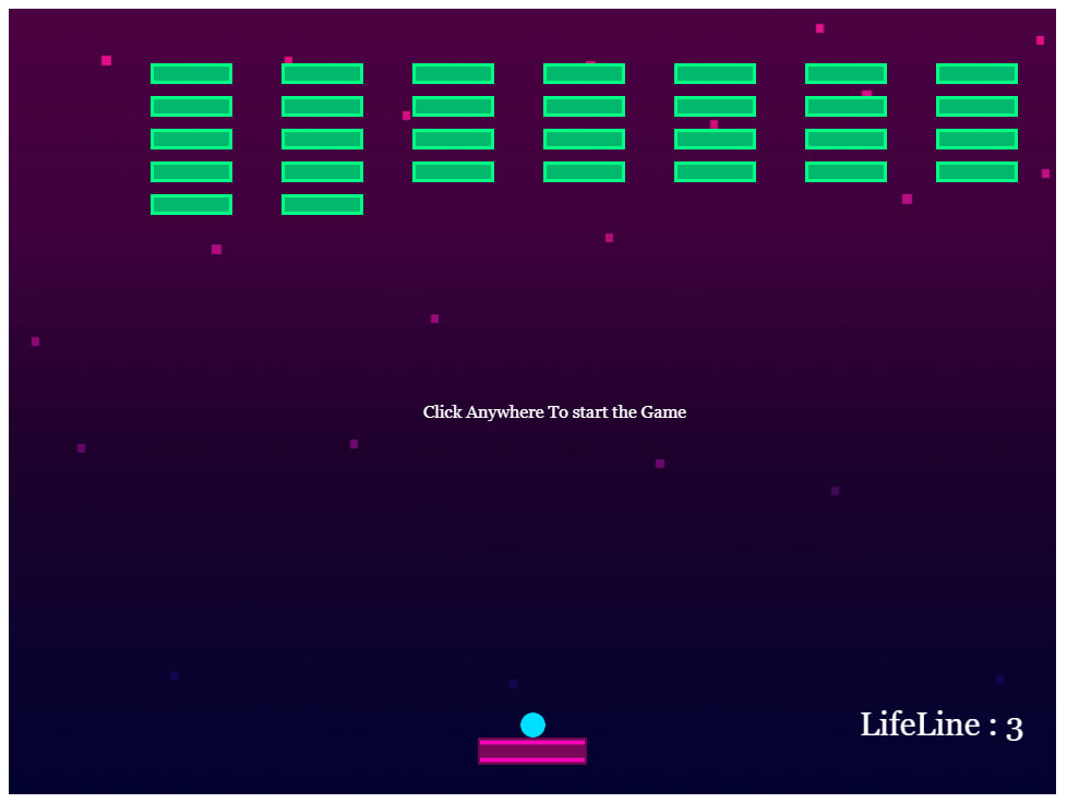 Breakout game built with Phaser 3