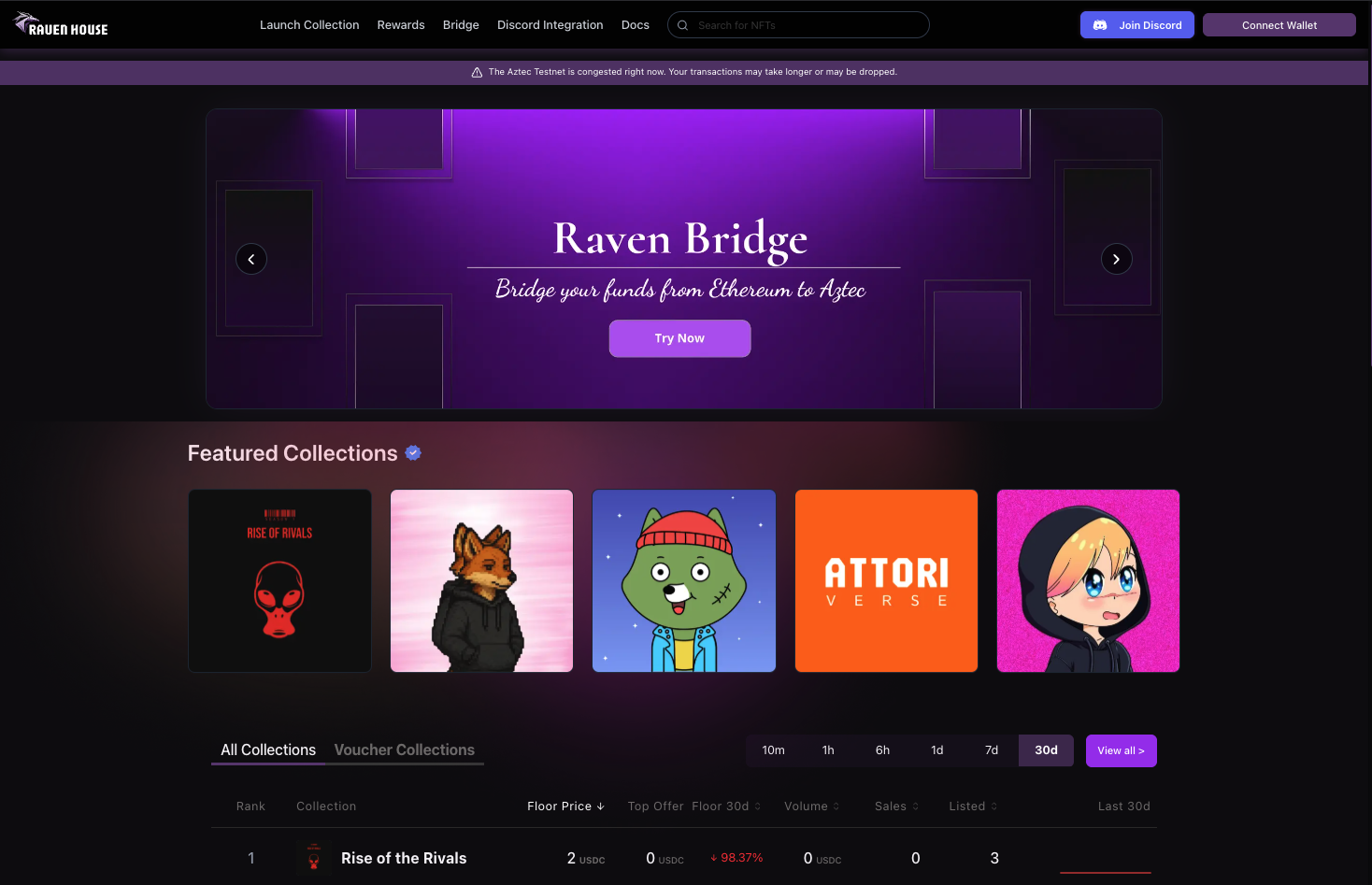 Raven House NFT Marketplace